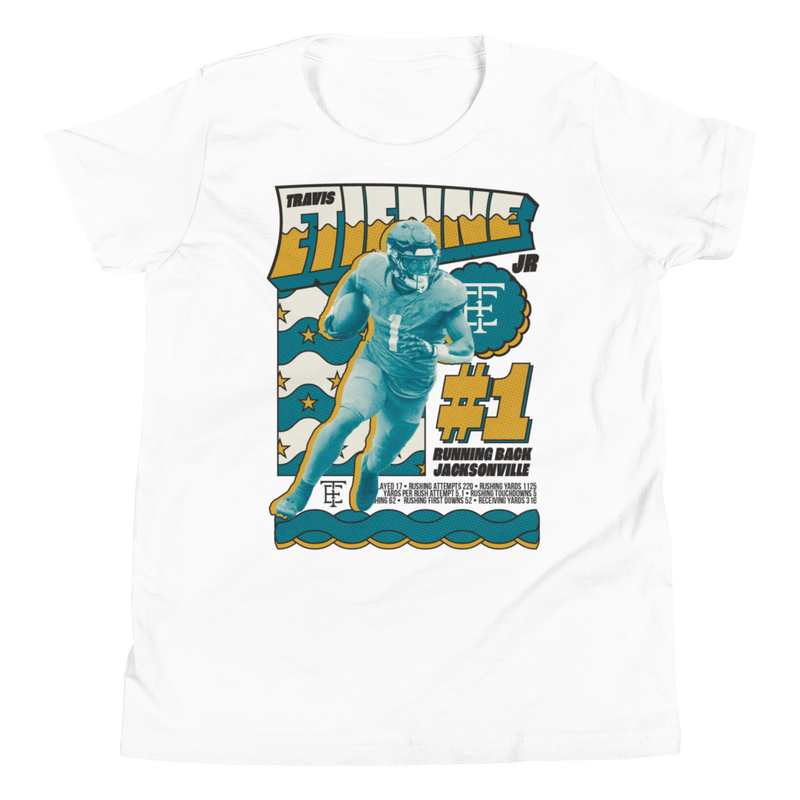 Travis Etienne Jacksonville Jaguars ETN SZN T-shirt - Hersmiles