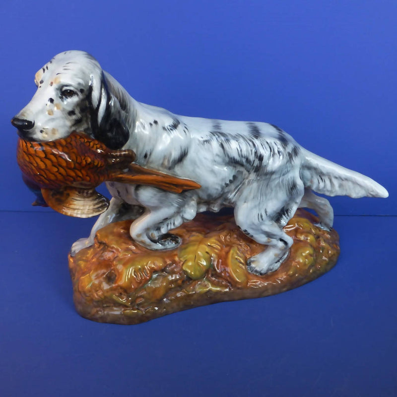 Royal Doulton Dog English Setter With Pheasant HN2529