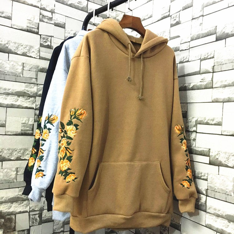 golden roses hoodie