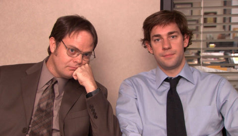 Jim y Dwight de The Office 