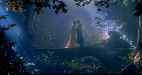 Arwen y Aragorn de El Señor de los Anillos