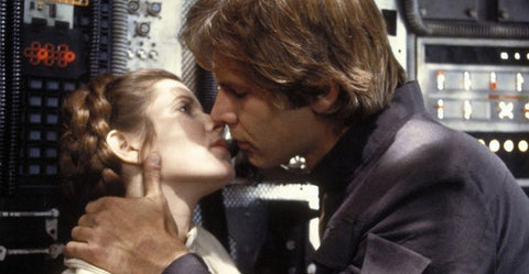 Princesa Leia y Han Solo de Star Wars