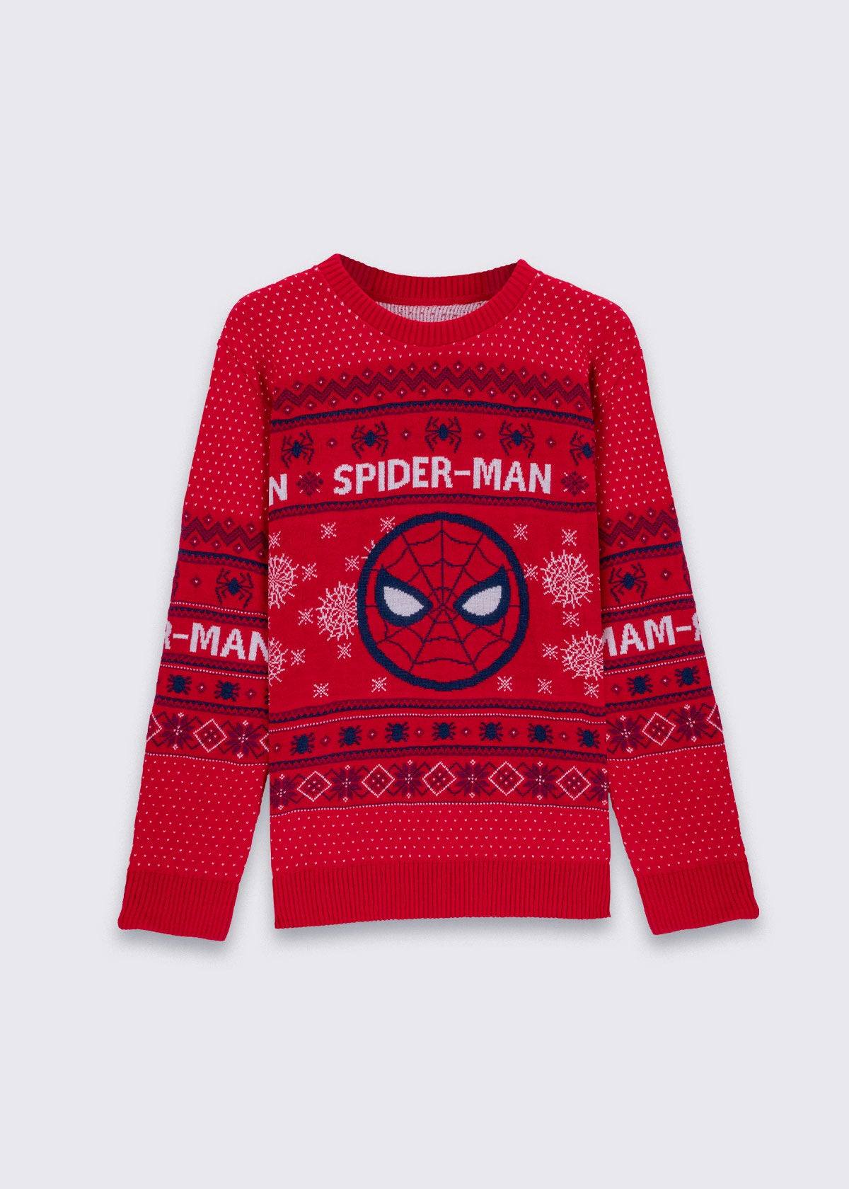 Suéter Spiderman Talla EG Ugly Navideño Rojo 