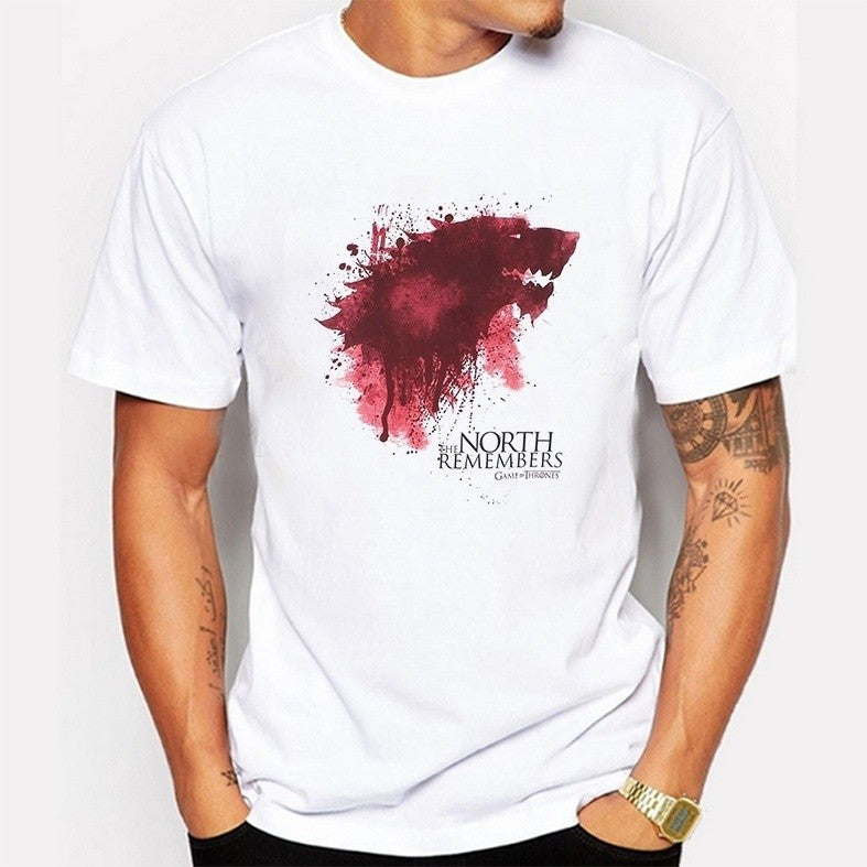 game of thrones t shirt the north remembers