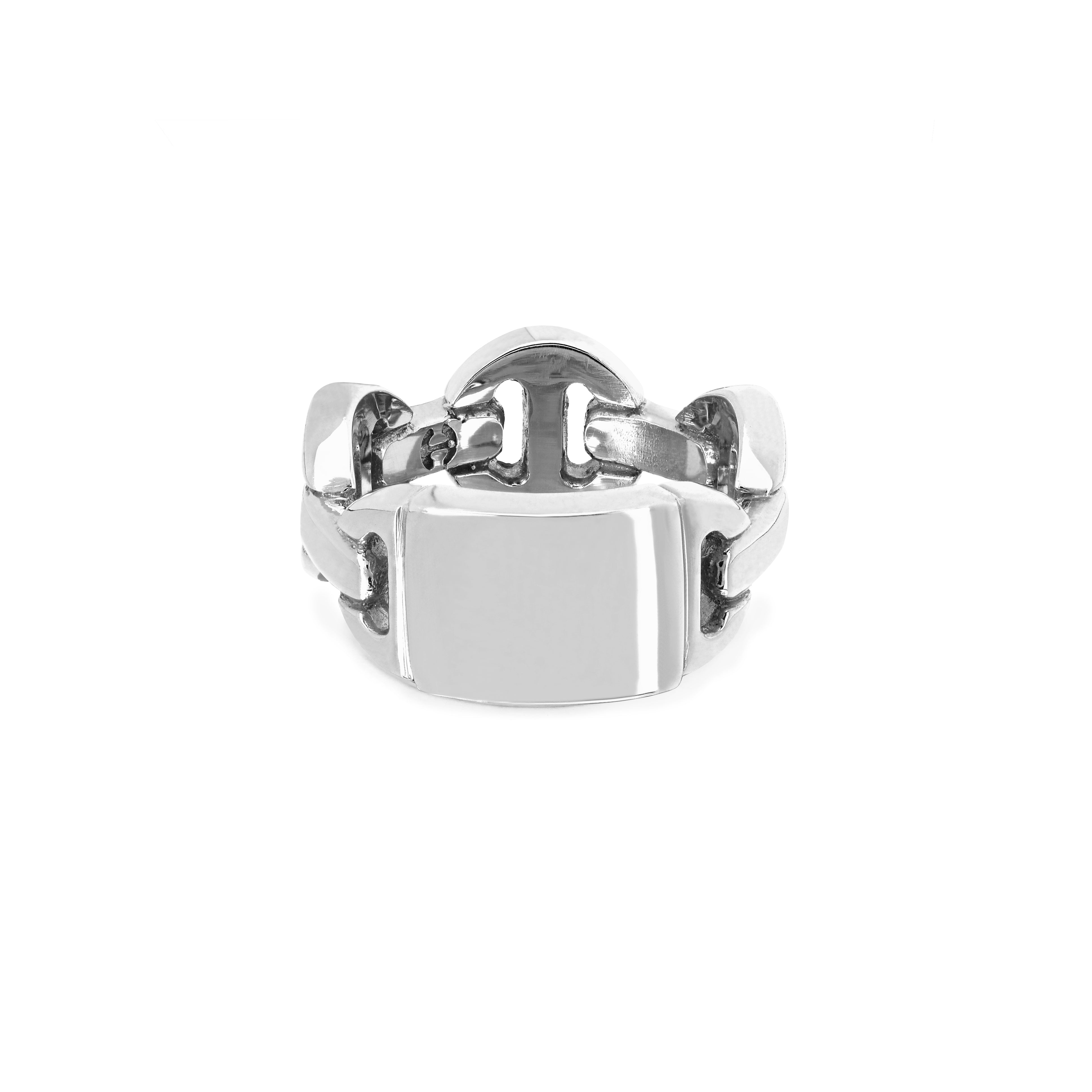 Hoorsenbuhs Dame Classic Tri-Link Ring | www.atcenterstudio.com