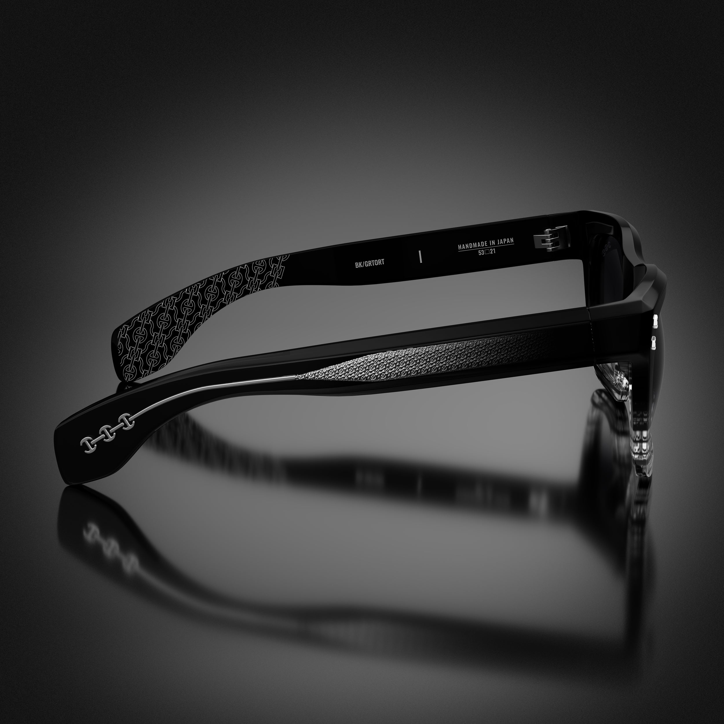 HOORSENBUHS® | MODEL V | BLACK/GREY TORTOISE FADE