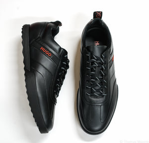 boss mens black trainers