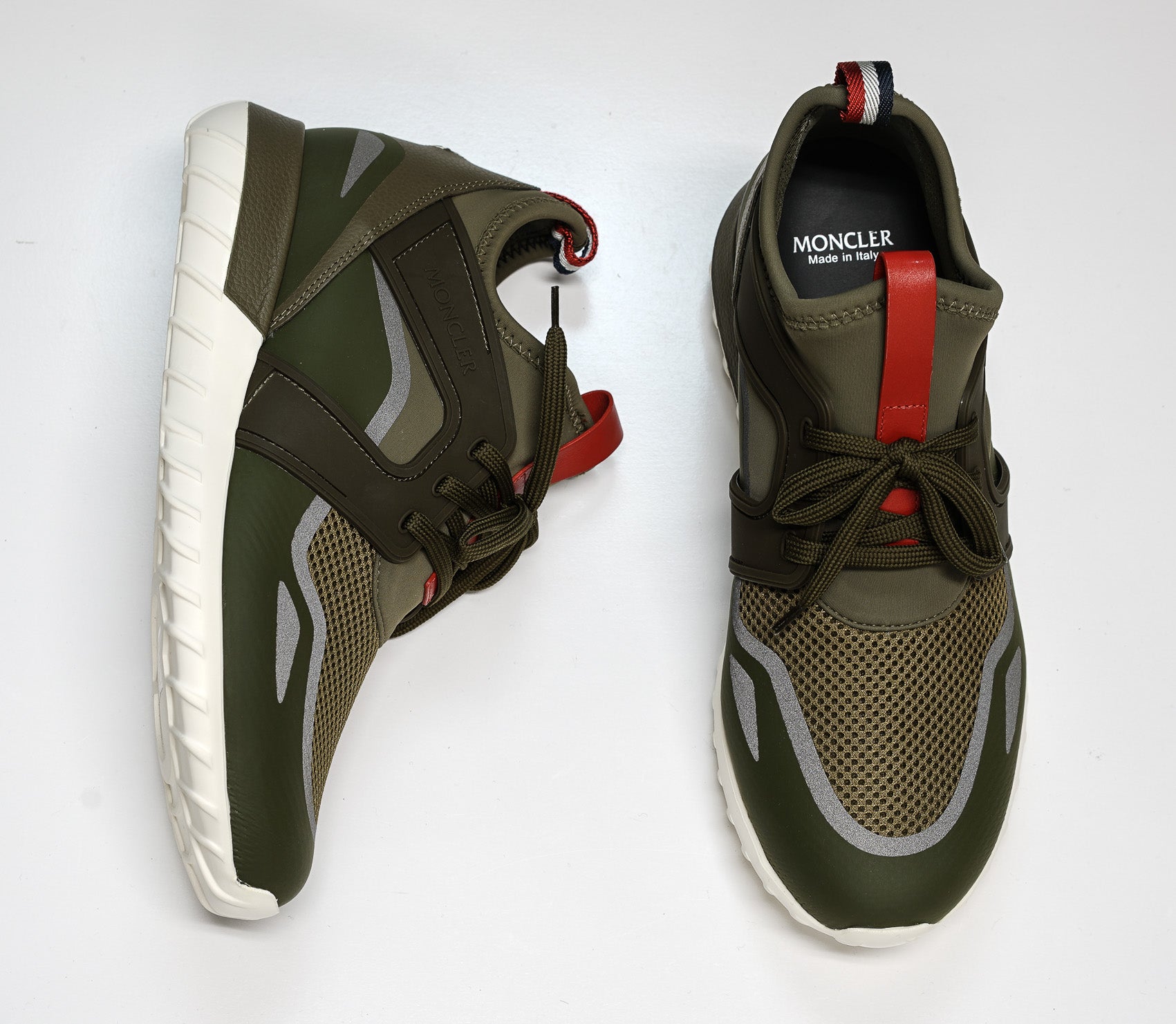 military green sneakers