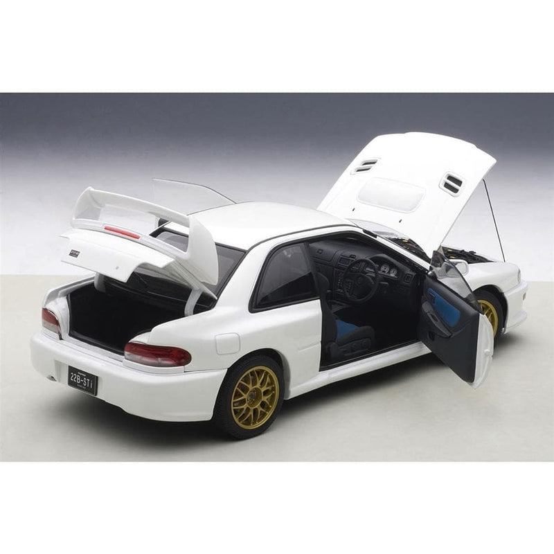 AutoArt スバル インプレッサ 22b 1/18 ホワイト 売り出し人気商品