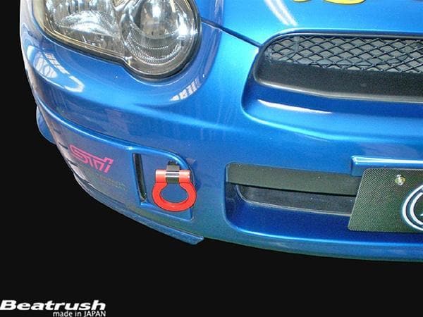 JDM Car Parts - Beatrush Red Rear Tow Hook WRX, STI 02-07