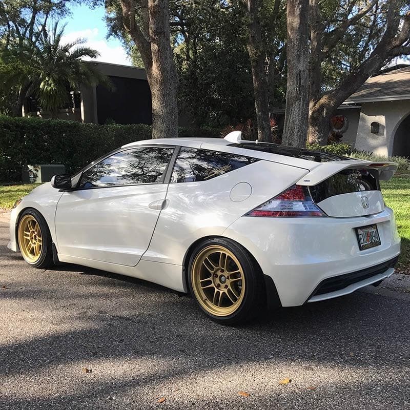 C-West ABS White Rear Spoiler 11-16 Honda CR-Z | Kamispeed.com