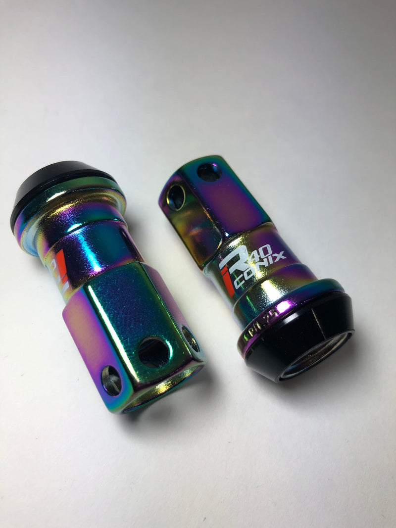 Kics R40 iConix Neo Chrome 12x1.50 Lugs w. Locks  KamiSpeed.com