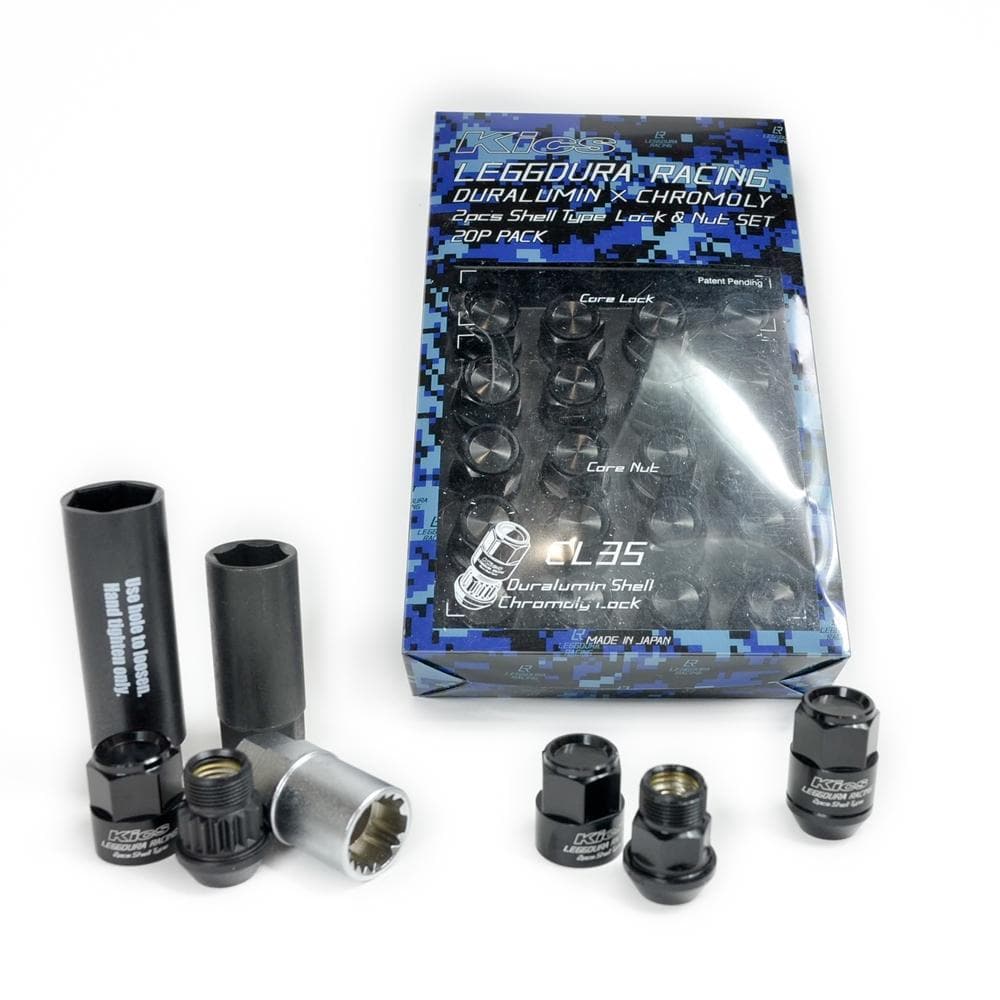 Kics Leggdura Racing 2-Piece 53mm Lugnuts and Locks –