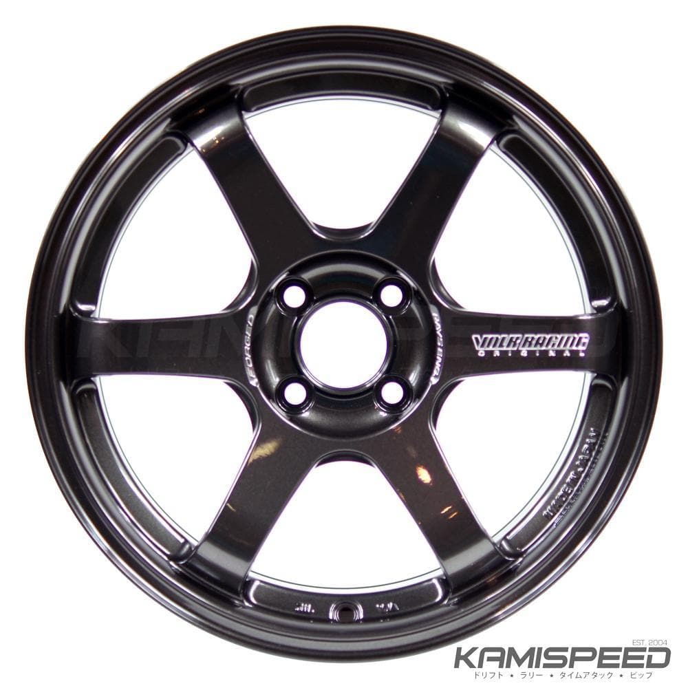 Volk Racing TE37 Sonic - 16x7 +25 4x100 - Diamond Dark Gunmetal