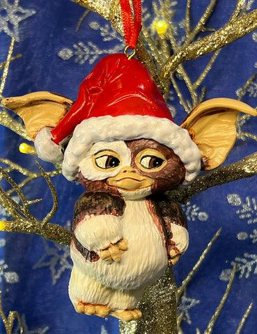 Gremlins Gizmo Santa Hanging Ornament