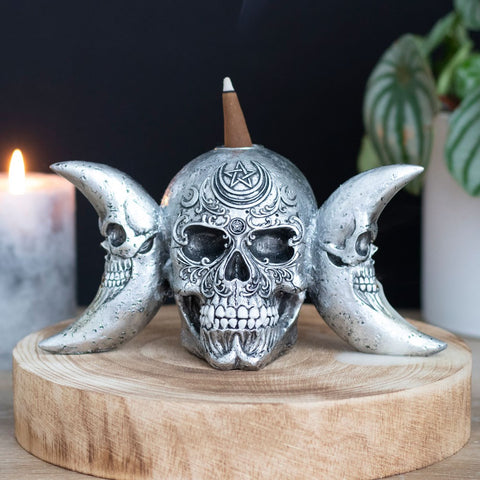 Alchemy Gothic Dark Goddess Backflow Incense Burner