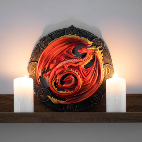 Anne Stokes Beltane Dragon Wall Plaque