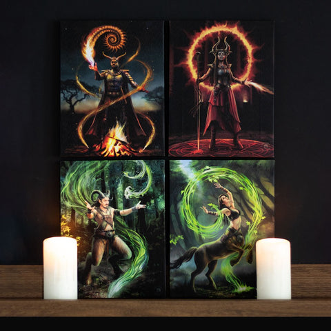 Anne Stokes Fire Element Sorceress Picture