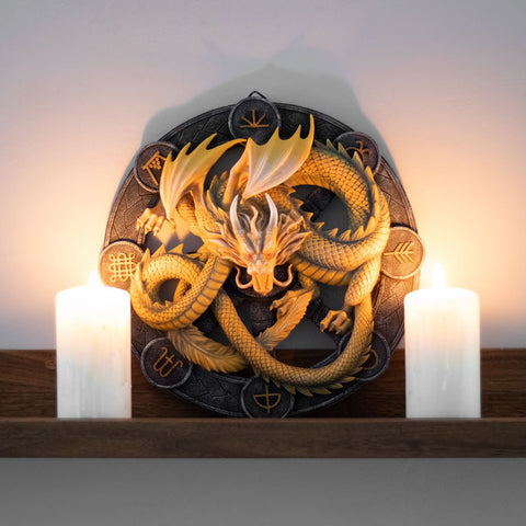 Anne Stokes Imbolc Dragon Wall Plaque