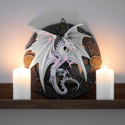 Anne Stokes Yule Dragon Wall Plaque