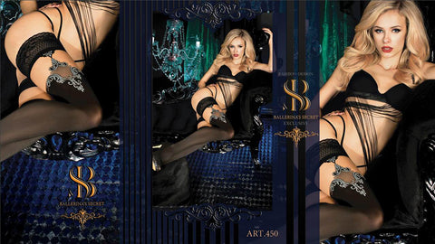 Ballerina 450 Hold Ups Stockings