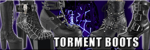 DemoniaCult Torment Boots and Shoes