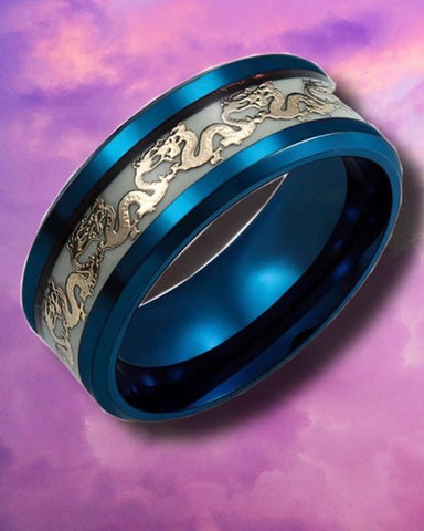 Blue Dragon Ring