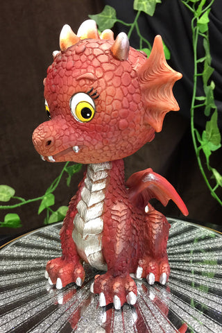 Bobflame Red Dragon Bobble Head