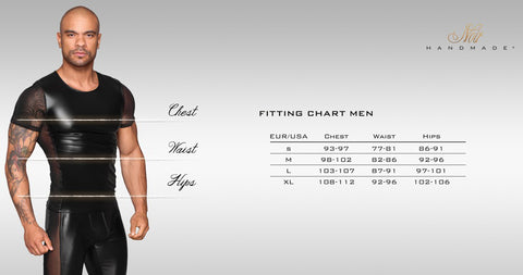 Noir Handmade Mens Size Chart