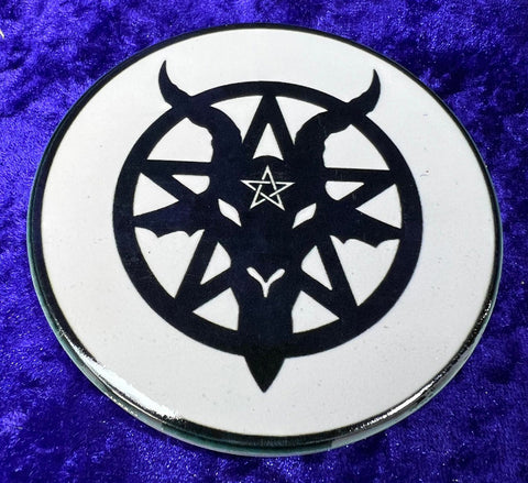 Alchemy Baphomet Coaster