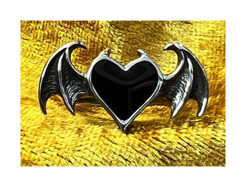 Alchemy Bat Blacksoul Ring