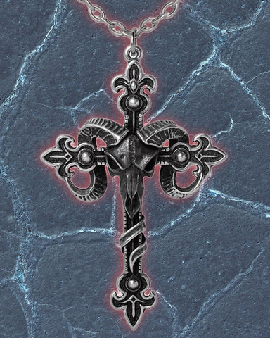 Alchemy Cross of Baphomet Pendant