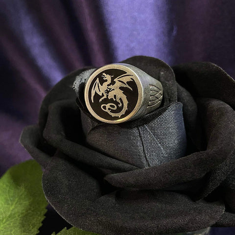 Alchemy Dragon Wyverex Signet Ring