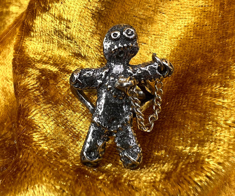 Alchemy Pewter Voodoo Doll Pendant