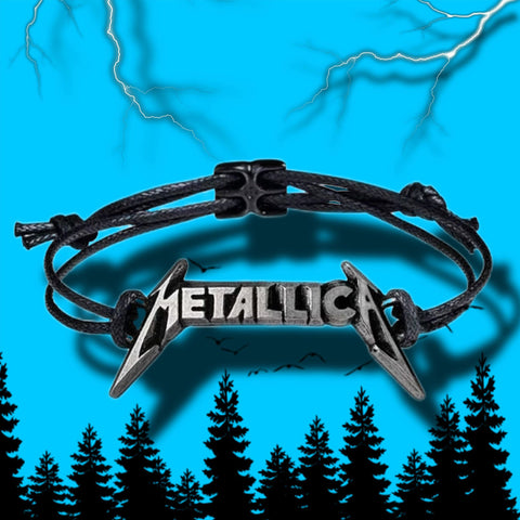 Alchemy Metallica Classic Logo Leather Wriststrap