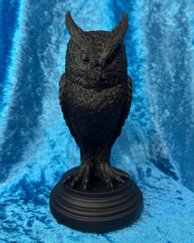 Alchemy Owl of Astrontiel Candlestick Pair