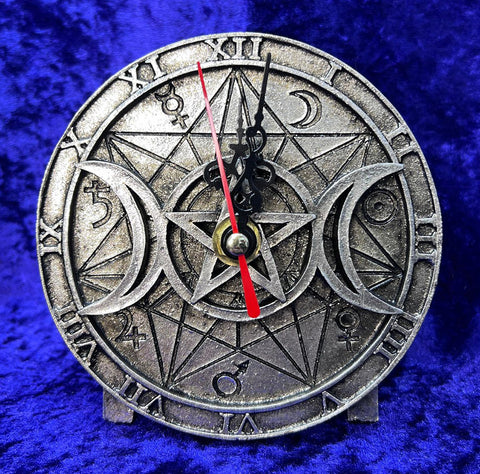 Alchemy Wiccan Desk Clock