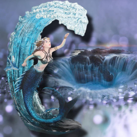 Anne Stokes Water Elemental Sorceress Figurine