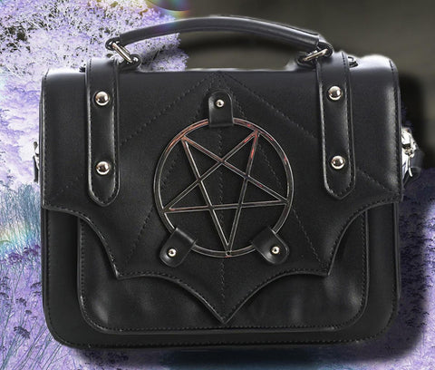 Banned Moloch Pentagram Shoulder Bag