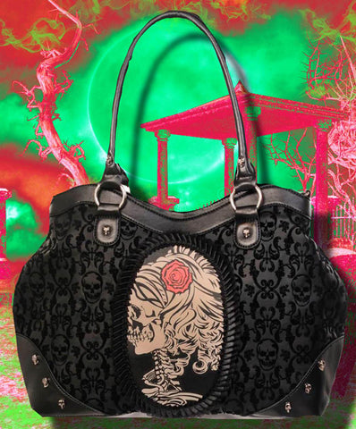 Banned Necromancer Cameo Handbag