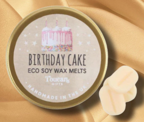 Toucan Gifts Birthday Cake Eco Soy Wax Melts