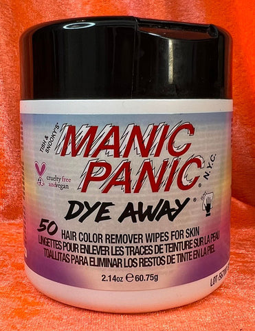 Manic Panic Hair Colour Remover Dye Away Wipes
