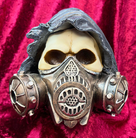 Catch Your Breath Steampunk Skull