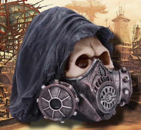 Catch Your Breath Steampunk Skull