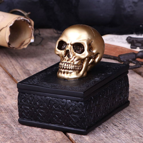 Celtic Opulence Skull Box