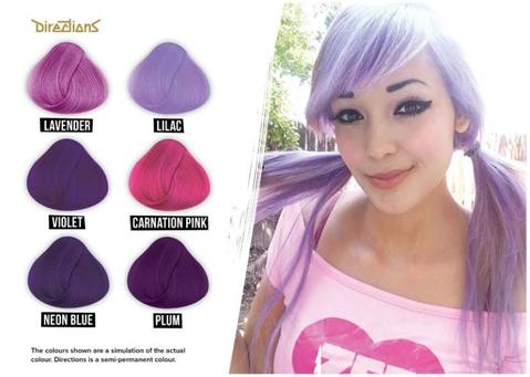 Purple Directions Hair Dye