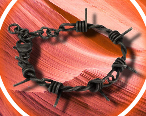 Echt etNox Black Barbed Wire Bracelet