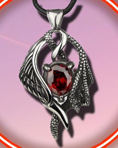 Echt etNox Wing Pendant Red