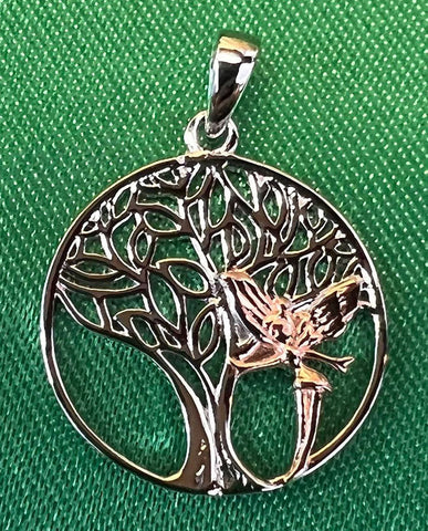 Echt LuxXL Sterling Silver Elvish Tree Pendant