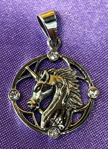 Echt etNox Unicorn Pendant Sterling Silver